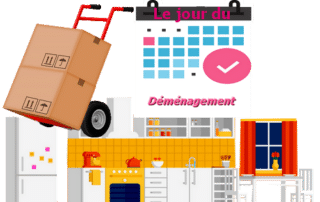le jour du déménagement
