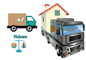 volume camion déménagement