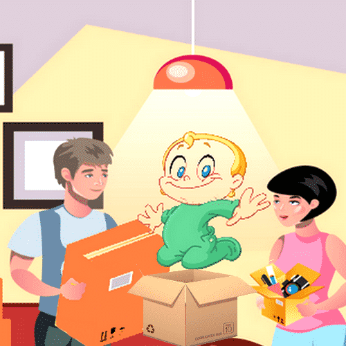 Comment déménager avec un bébé ?