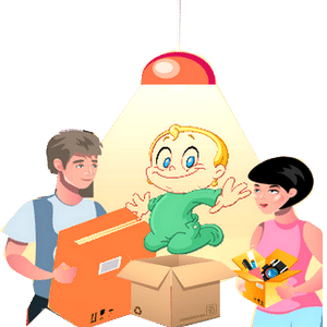 comment déménager avec un bébé