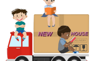 comment déménager avec des enfants