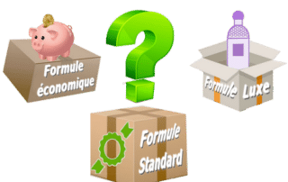 Les formules de déménagement