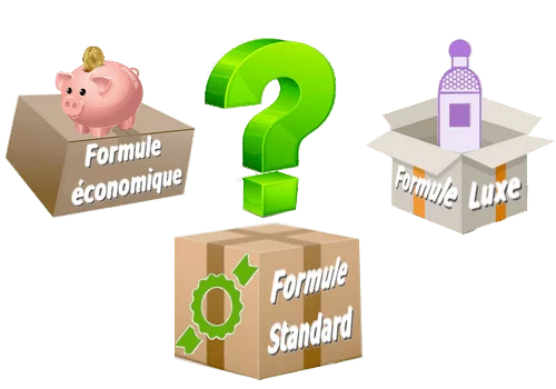 Les formules de déménagement