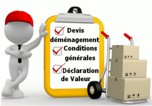 contrat et devis déménagement