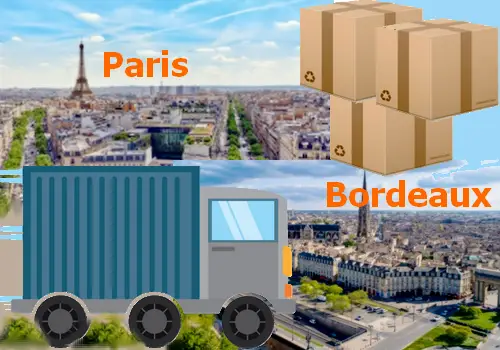 Déménagement Paris > Bordeaux