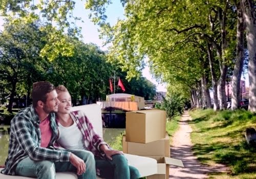 emménager dans un quartier résidentiel et huppé