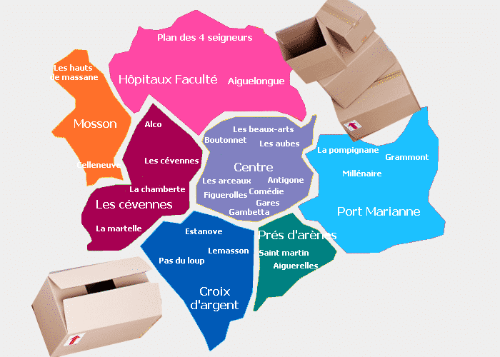 dans quel quartier de montpellier déménager