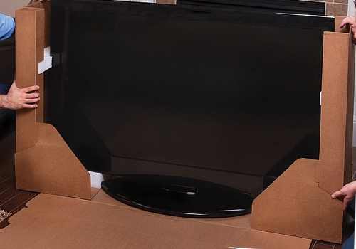 comment emballer un écran TV lors d'un déménagement
