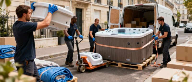 déménagement SPA comment déménager un spa