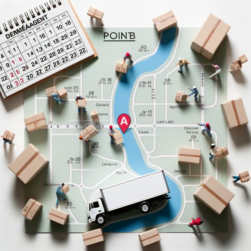 Comment Minimiser l’Impact de la Distance prix d'un déménagement carte des distances