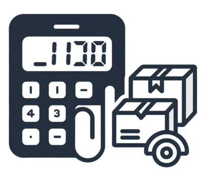 icon calculateur de volume et self stockage