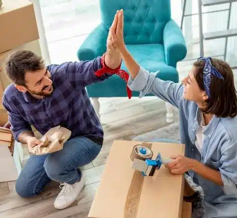 Déménagement entre amis