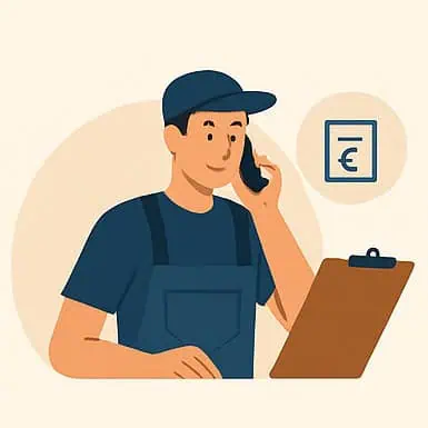 illustration pour une demande de débarras maison