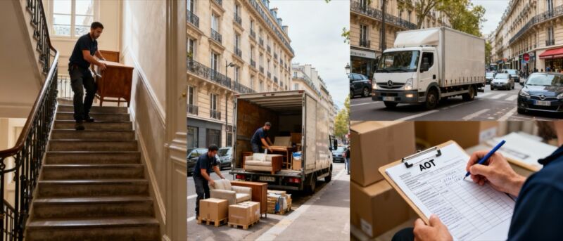 demande de devis de déménagement à Paris