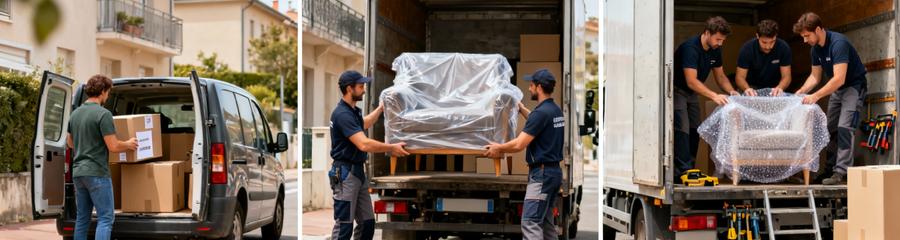 Triptyque formules déménagement Colomiers : économique, standard, confort avec équipes adaptées