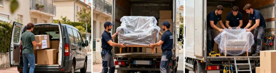 Triptyque formules déménagement Colomiers : économique, standard, confort avec équipes adaptées
