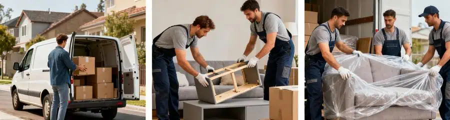 Triptyque formules déménagement Fontaine : économique, standard et confort avec équipes adaptées