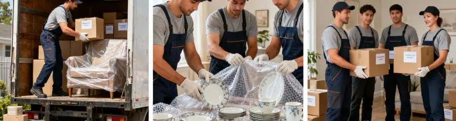 Triptyque formules déménagement Vienne : Standard, Premium et Clé en main avec équipes professionnelles