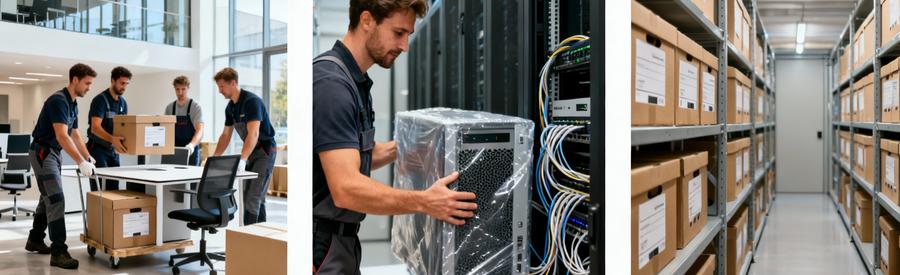 Demenagement Entreprise Objets Precieux Stockage Triptyque déménagement professionnel : bureaux, matériel informatique