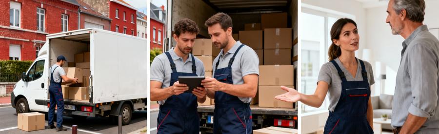 Demenagement Local Lambersart Organisation Organisation déménagement local : chargement cam