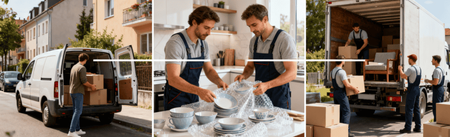 Triptyque formules déménagement Var : économique, standard et confort avec équipes adaptées