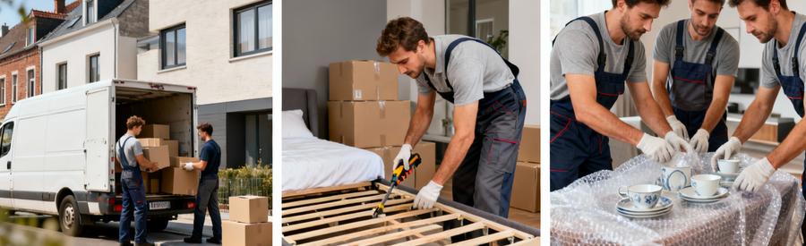 Formules Demenagement Wattrelos Services Trois niveaux service déménagement : chargement camion, démontage mobilier, emballage protection complète