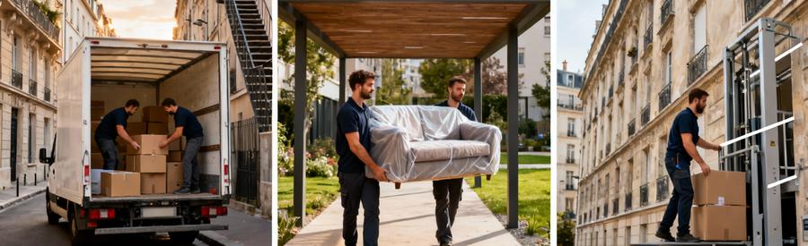 Comparaison accessibilité différents quartiers Montreuil lors transport mobilier par déménageurs professionnels