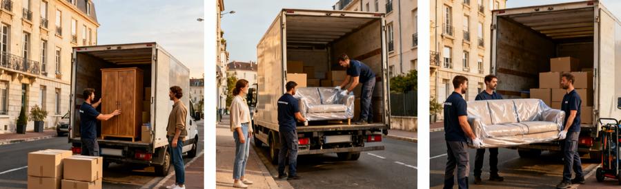 Comparaison Formules Demenagement Nancy Trois formules de services de déménagement à Nancy, de l'option économique participative au service premium complet