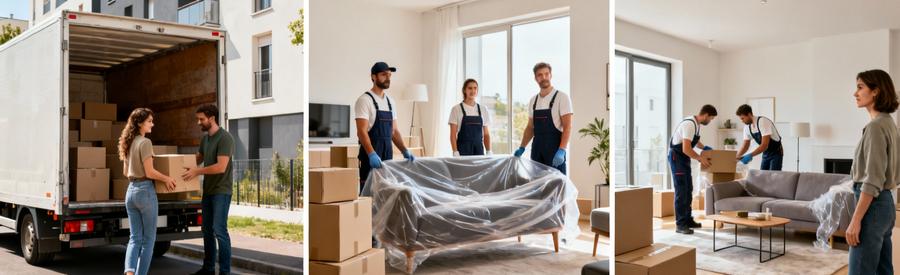 Trois formules de déménagement à Sarcelles : économique, standard et premium avec services progressifs