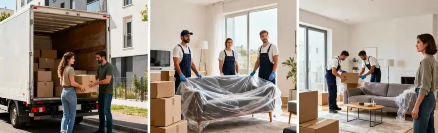 Trois formules de déménagement à Sarcelles : économique, standard et premium avec services progressifs
