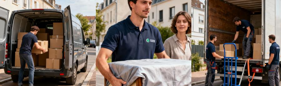 Trois formules de déménagement à Tours : économique en autonomie, intermédiaire assisté, et service premium complet