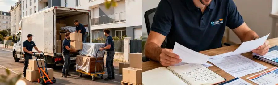 Comparaison tarifs déménagement local Brest : chargement camion et consultation offres professionnels Finistère