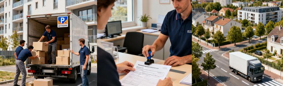 Démarches administratives et organisation d'un déménagement à Sartrouville avec autorisation stationnement