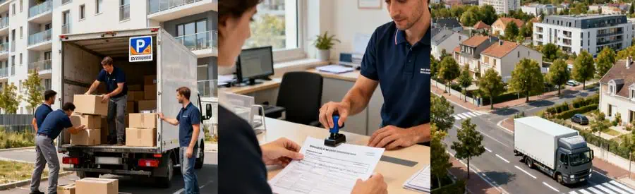 Démarches administratives et organisation d'un déménagement à Sartrouville avec autorisation stationnement