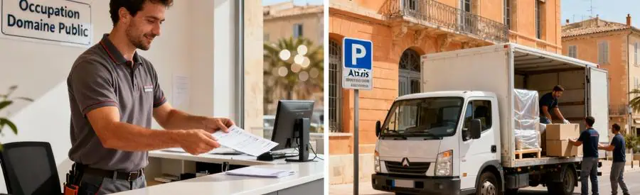 Démarches administratives et autorisation stationnement camion déménagement à Aix-en-Provence