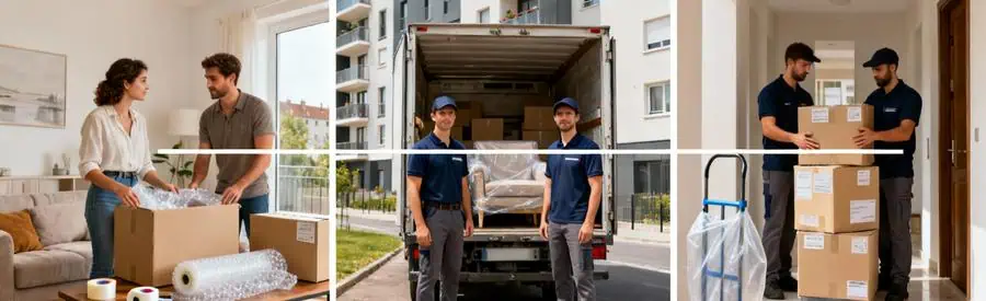 Trois formules de déménagement à Argenteuil : emballage personnel, transport professionnel et livraison