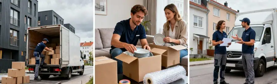 Trois formules de déménagement à Dunkerque : chargement professionnel, emballage autonome, consultation client