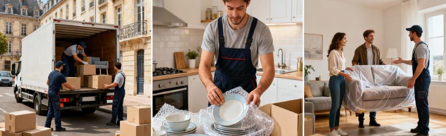 Trois formules de déménagement à Metz : chargement transport, emballage soigné, livraison accompagnée