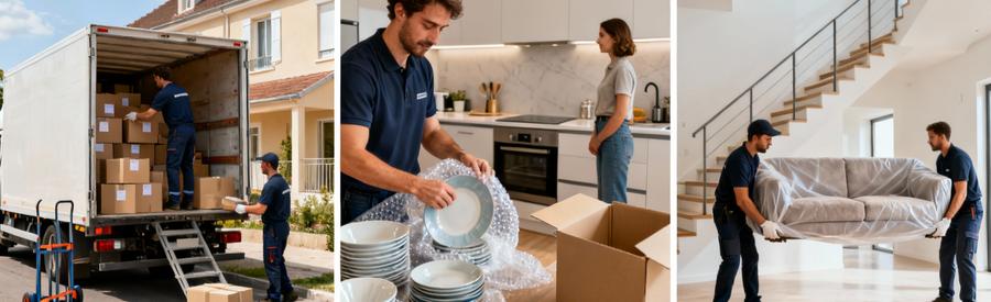 Gamme Services Demenagement Combs La Ville Trois formules de déménagement à Combs-la-Ville : chargement, emballage professionnel et remontage de meubles