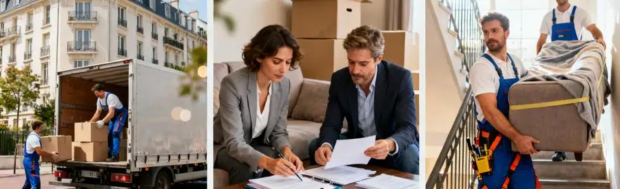 Trois prestations de déménagement à Argenteuil : chargement camion, organisation documents, transport mobilier
