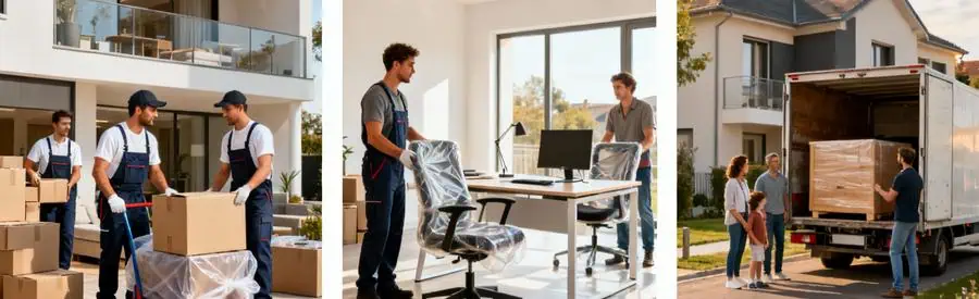 Trois types de services de déménagement à Mantes-la-Jolie : appartement, bureau et maison pavillonnaire