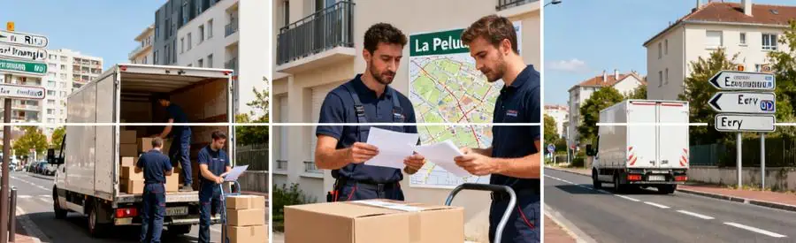 Déménageurs professionnels adaptant leur intervention aux différents quartiers de Ris-Orangis dans l'Essonne
