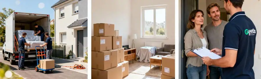 Illustration des différents volumes de déménagement à Champs-sur-Marne selon typologie de logement