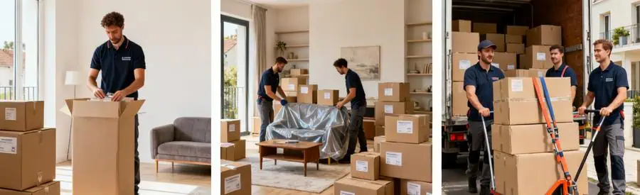 Comparaison volumes déménagement studio, T2-T3 et grande maison à Lagny-sur-Marne avec déménageurs professionnels