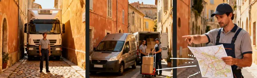 Adaptation Vehicules Demenagement Centre Historique Frejus Adaptation des véhicules de déménagement aux ruelles étroites du centre historique de Fréjus