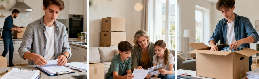 Aides Financieres Demenagement Sotteville Les Rouen Différents profils de bénéficiaires consultant documents d'aides financières pour déménagement à Sotteville-lès-Rouen