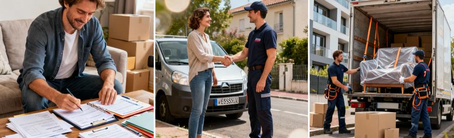 Comparaison d'offres de déménagement à Vénissieux : organisation documents, rencontre professionnel, chargement