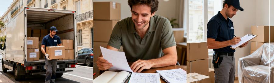 Client comparant plusieurs offres de déménageurs professionnels pour déménagement Marseille 7ème quartier Endoume