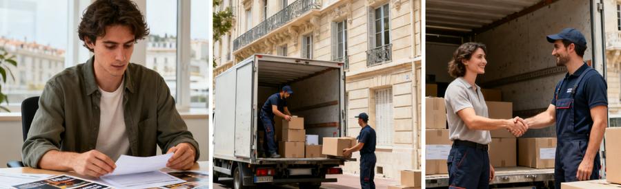 Comparaison d'offres de déménageurs et sélection de prestataire professionnel à Marseille 8ème