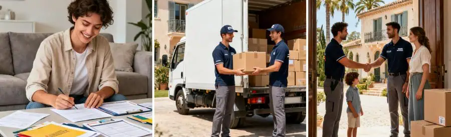 Processus de comparaison d'offres de déménageurs à Six-Fours-les-Plages, de la sélection au service final